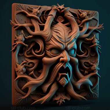 3D модель St HellSign игра (STL)